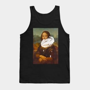 Mona Lisa with custard pie Tank Top